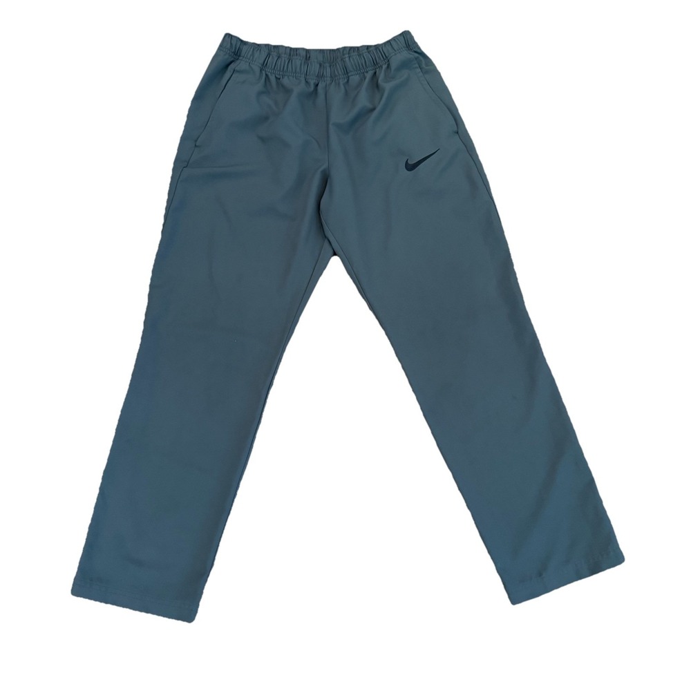 Nike Dri-FIT Track Pants Mens Large Gray Elastic Athletic Lightweight 30"